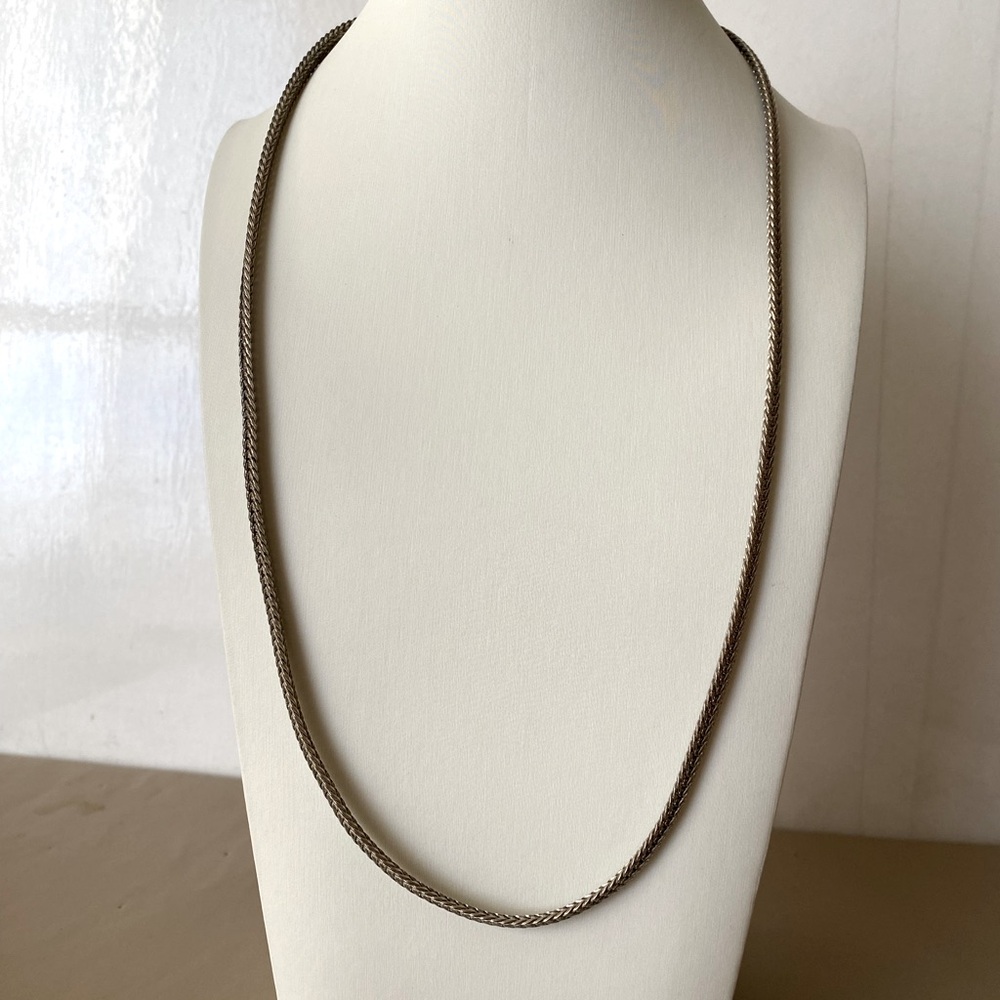 sold Vintage 925 sterling silver Franco necklace